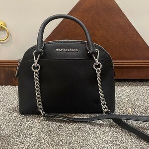 Micheal Kors Emmy Dome Satchel Cross Body